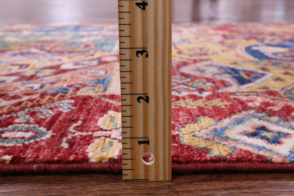 2' 7" X 4' 3" Super Kazak Handmade Wool Rug - Q12770