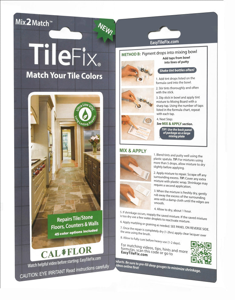 CalFlor Mix2Match TileFix Tile and Stone Repair Kit