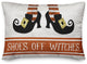 Shoes Off Witches 14x20 Spun Poly Pillow