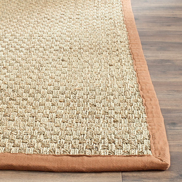 Safavieh Natural Fiber nf114b Rug, Natural/Brown, 2'6"x10'0" Runner