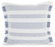 Mina Victory SS919 Throw Pillow, Navy, 18"X18"