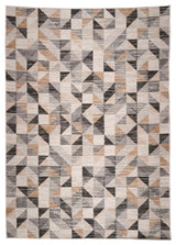 Plaza Tiles Area Rug, Neutral, 5'3"x7'3"