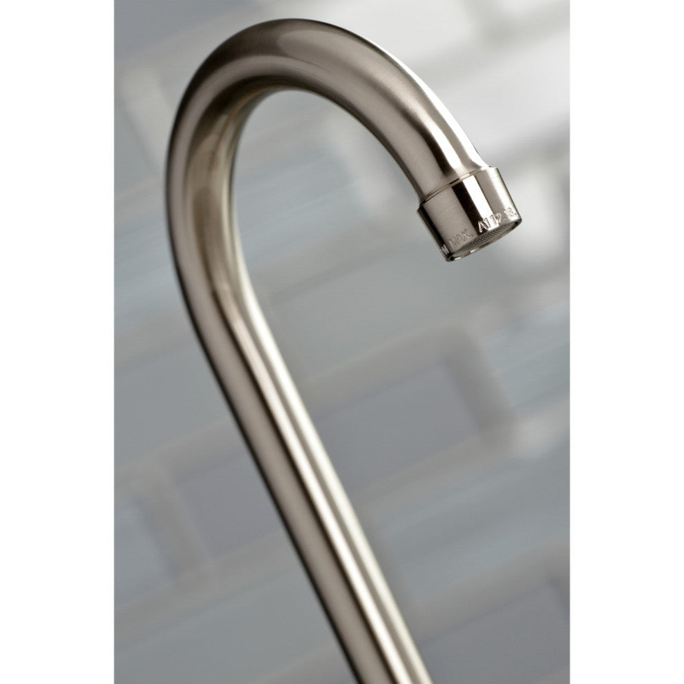 Kingston Brass KB8498ZX Millennium Bar Faucet, Brushed Nickel
