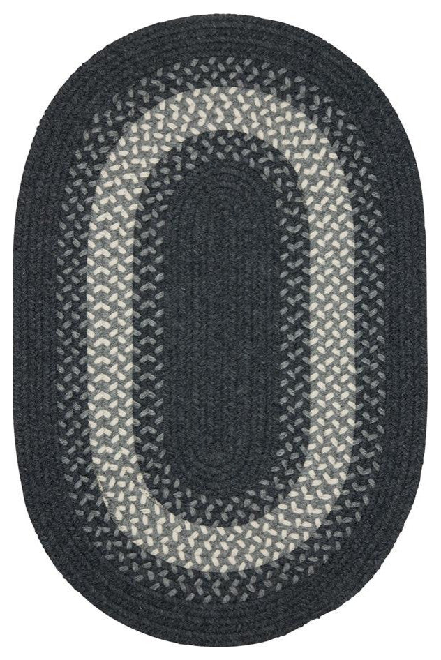 Colonial Mills Rug North Ridge Charcoal Runner, Oval