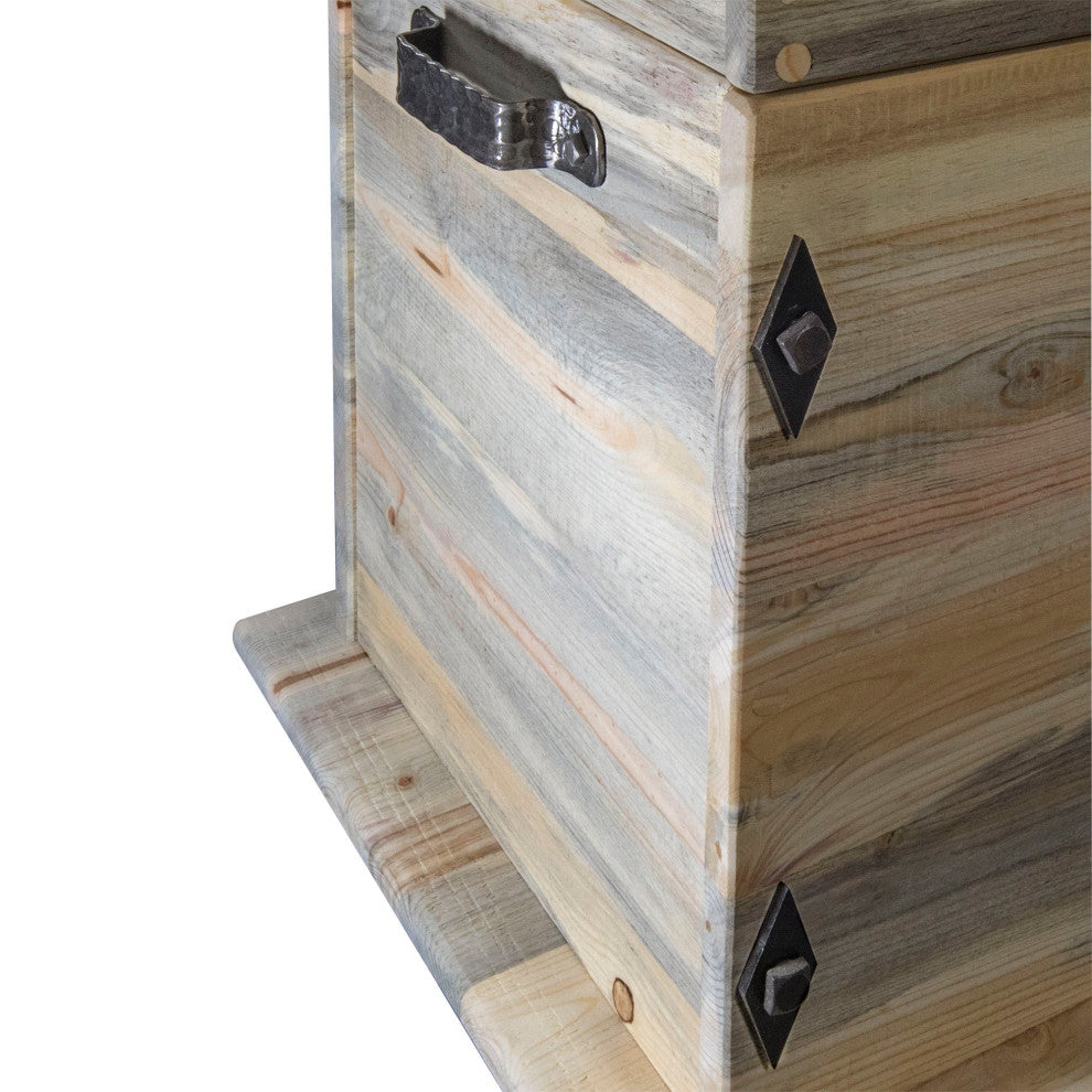 Big Sky Collection Rugged Sawn 6' Blanket Chest, Natural