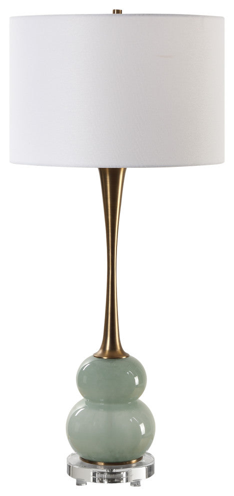 Uttermost Sanctuary Green Gray Table Lamp