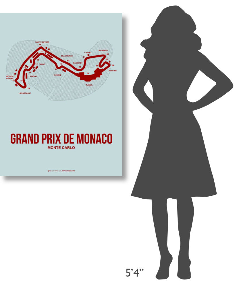 "Monaco Grand Prix 3" Fine Art Print