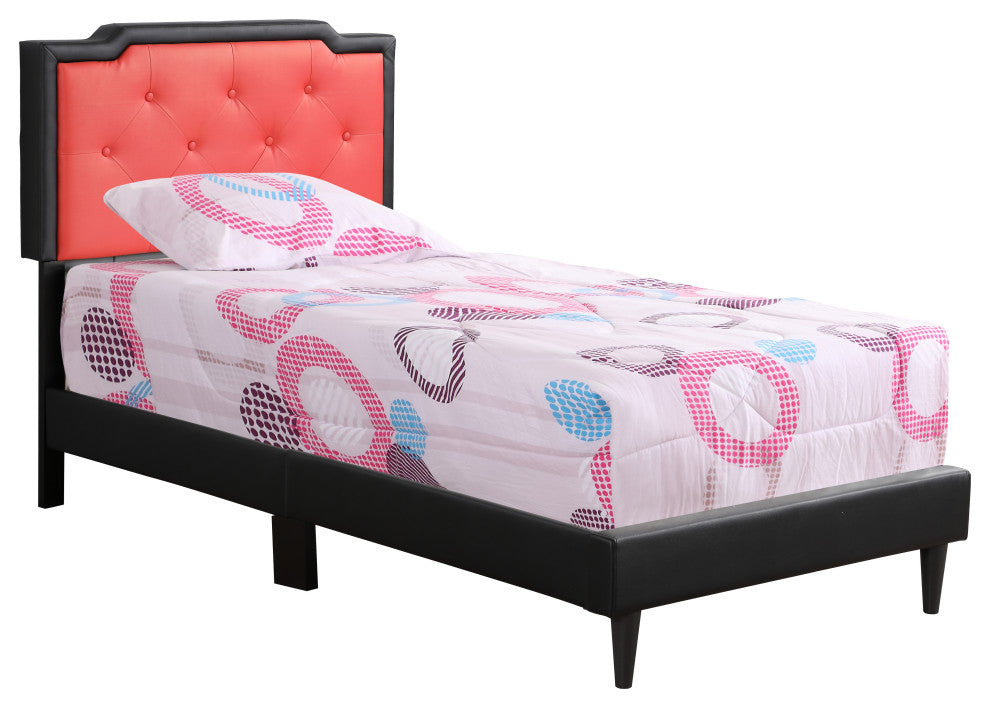Starlight All in One Bed, Black/Red, Twin