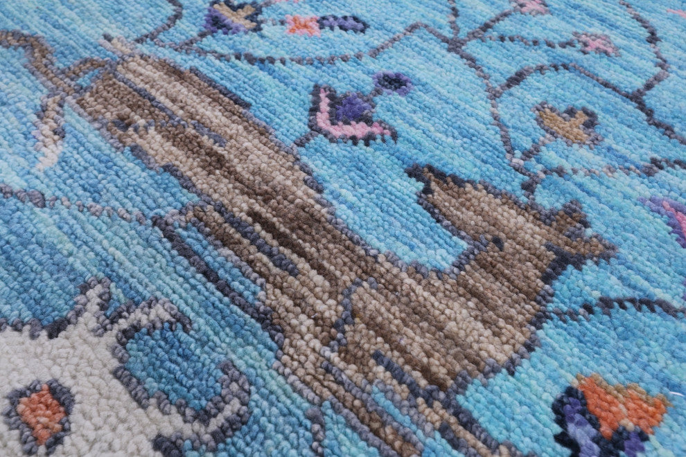 9' 3" X 11' 11" Tree Of Life Hand-Knotted Persian Wool Rug - Q13430