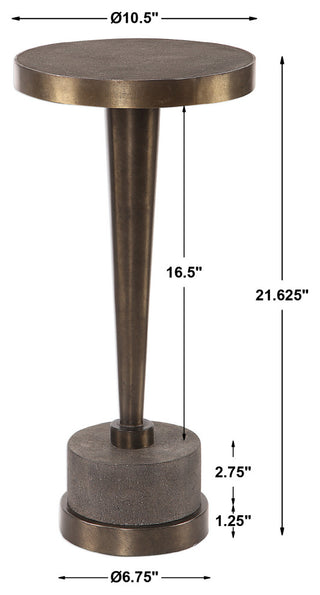 Uttermost Masika Bronze Accent Table