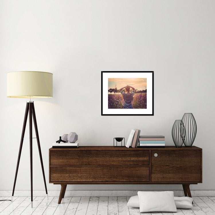 "Sunset" Framed Digital Print by Magdalena Wolk, 30x25"