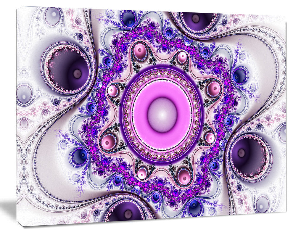 Strange Flower with Wavy Curves, Floral Canvas Art Print, 20"x12"