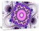 Strange Flower with Wavy Curves, Floral Canvas Art Print, 20"x12"