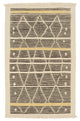 Beige, Brown New Handwoven Turkish Kilim Rug 3' 10" x 6' 1", 46 in. x 73 in.