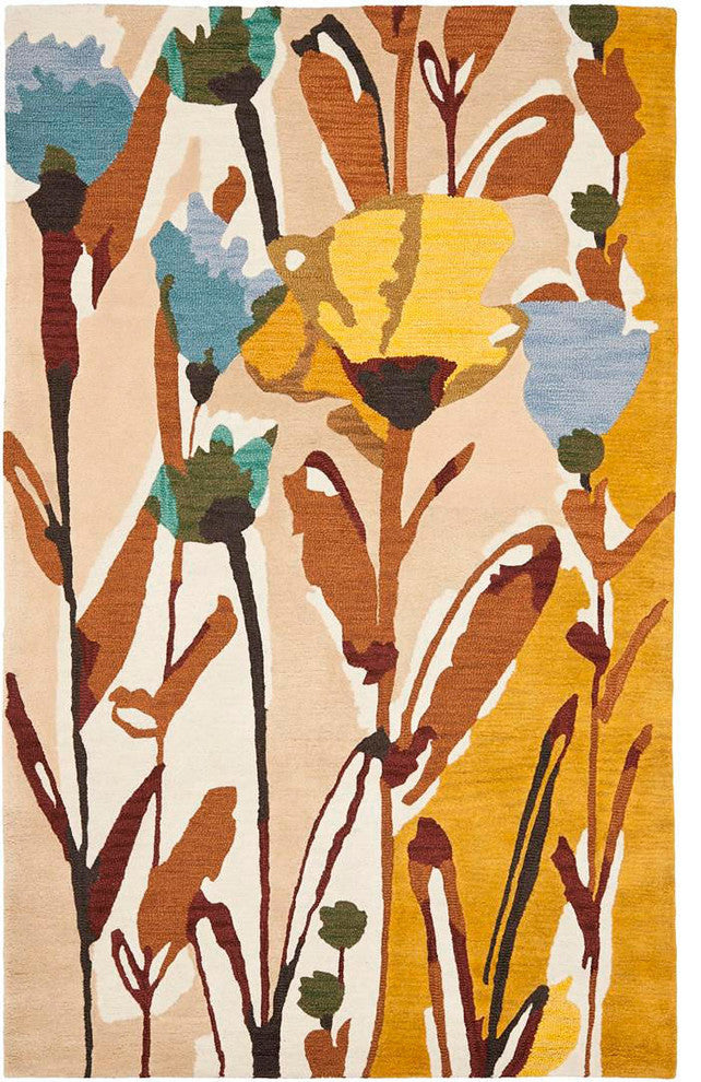 Safavieh Jardin Jar322A Ivory, Multi Area Rug