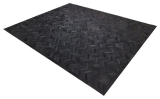 Meir Handmade Area Rug Black, 8' 0" X 10' 0"