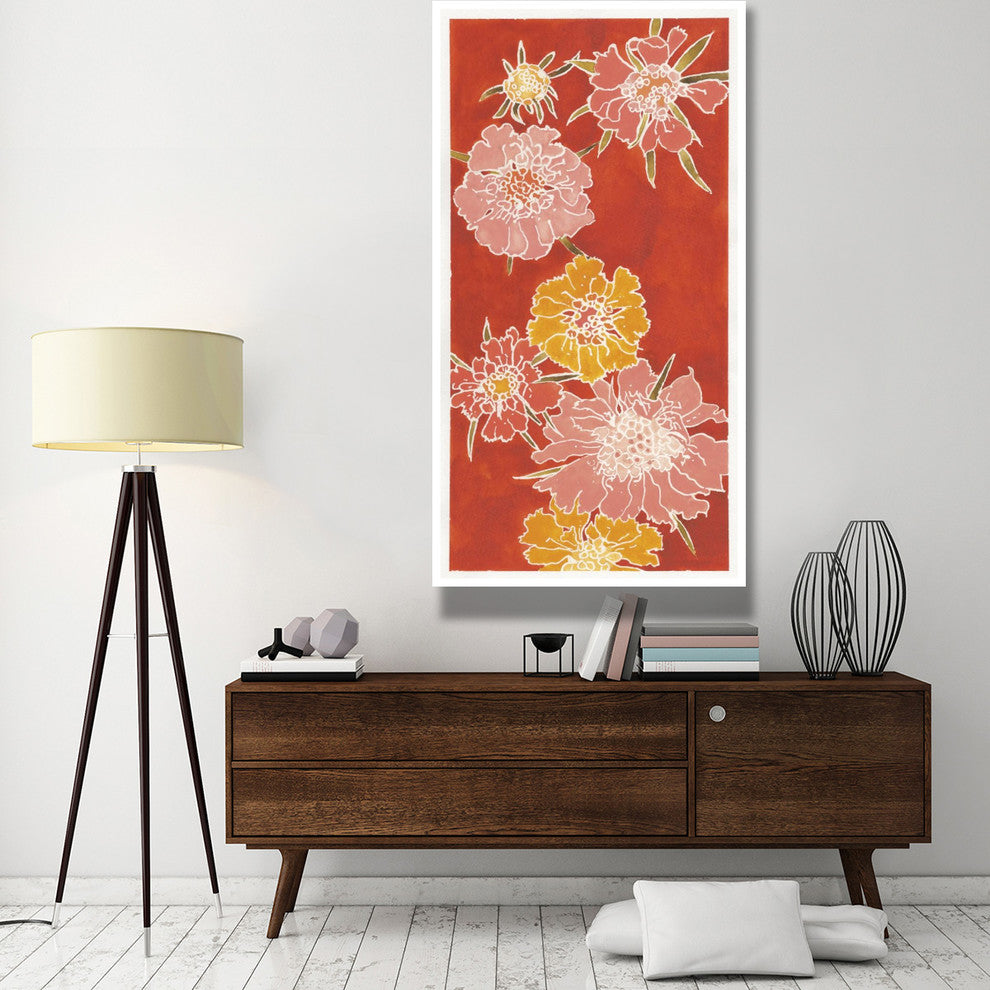 "Cloisonne Beauty I Crop" Digital Paper Print by Shirley Novak, 38"x74"