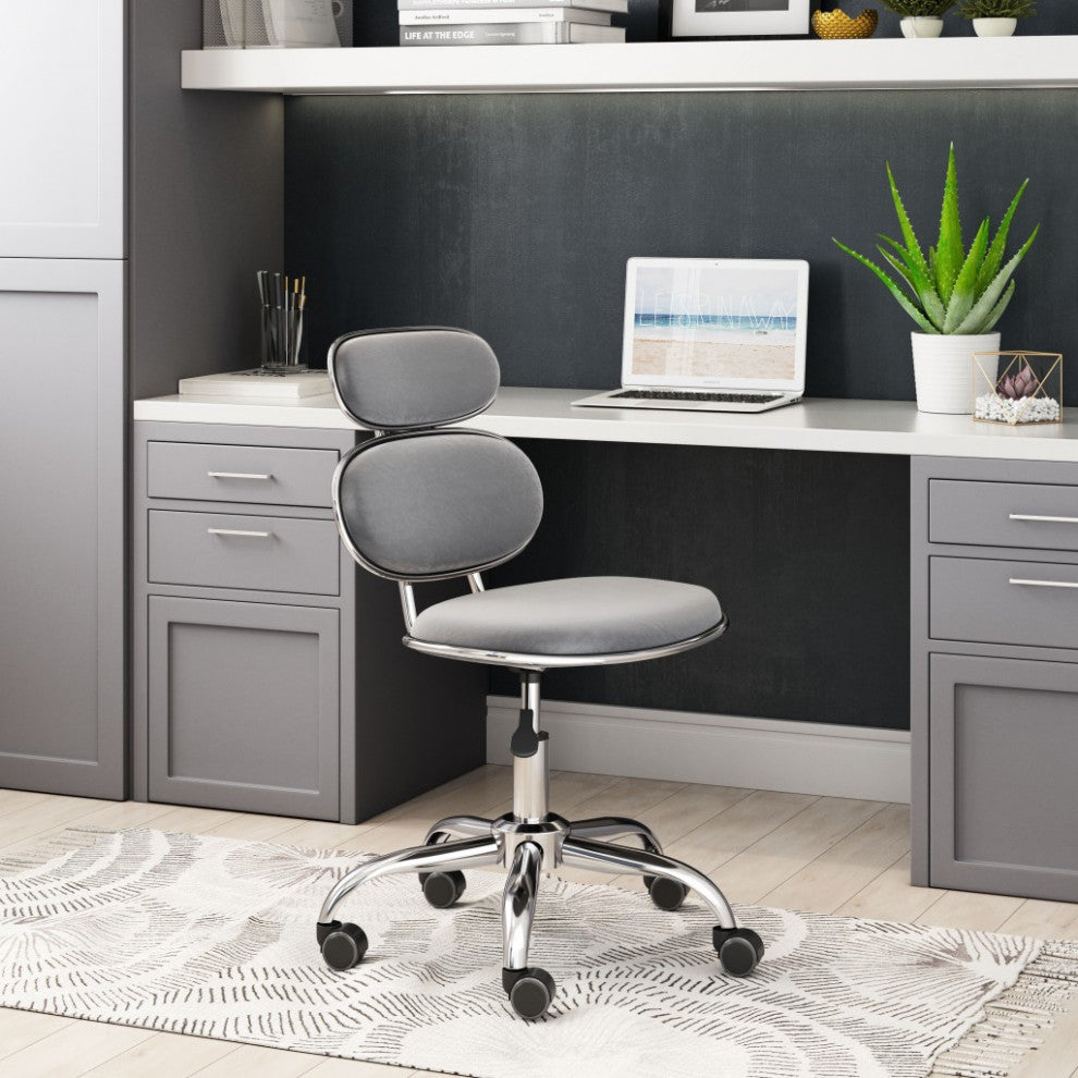 Gray Metro Retro Office Chair