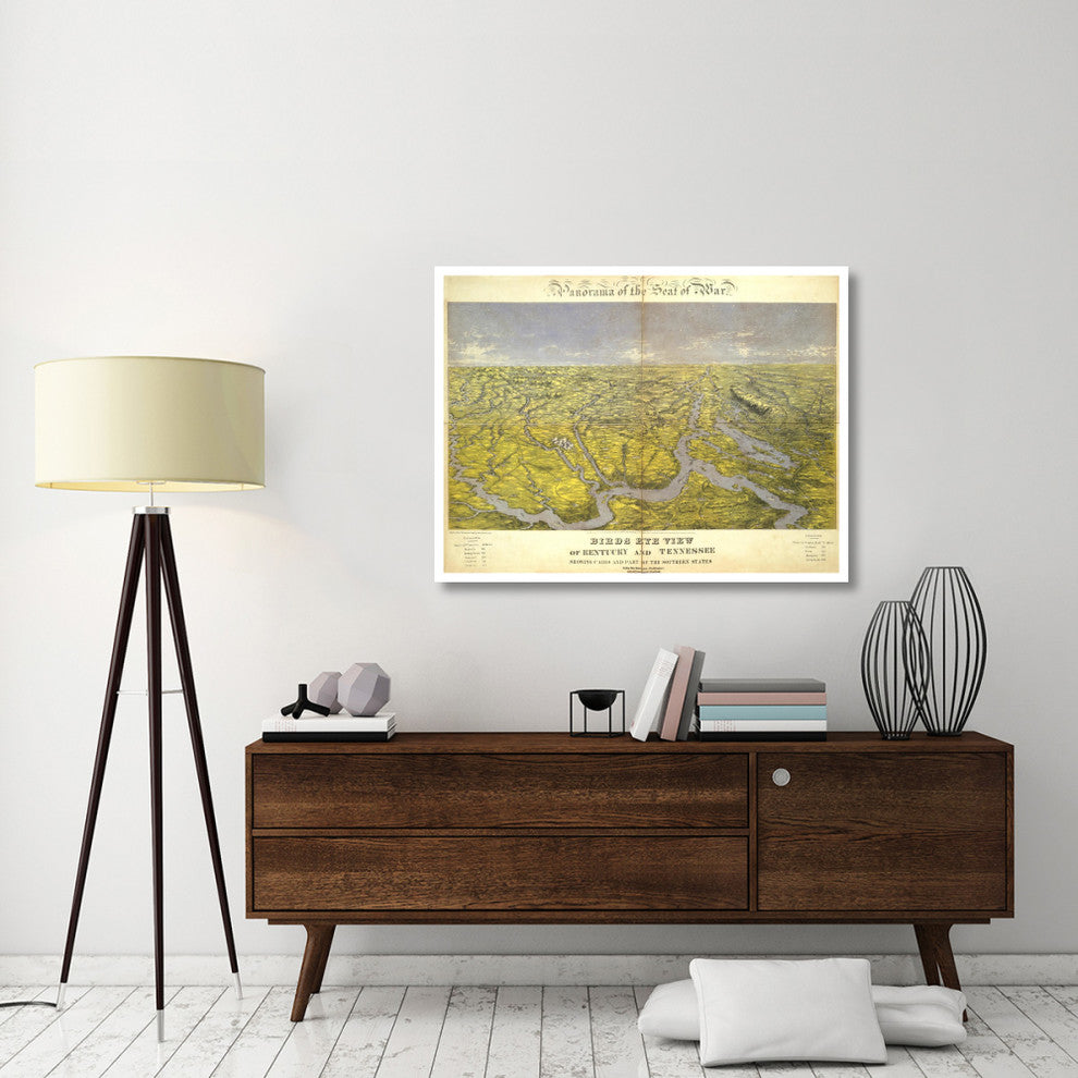 "Kentucky and Tennessee, 1861" Digital Paper Print by John Bachmann, 46"x35"