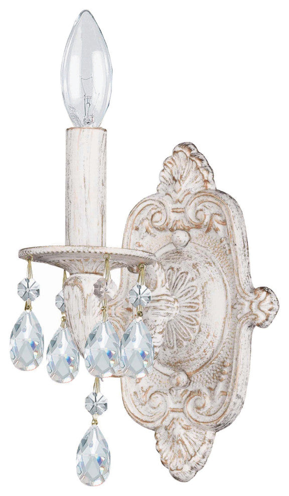 Crystorama Lighting Group 5021-CL-MWP Paris Market 10" Tall Wall - Antique