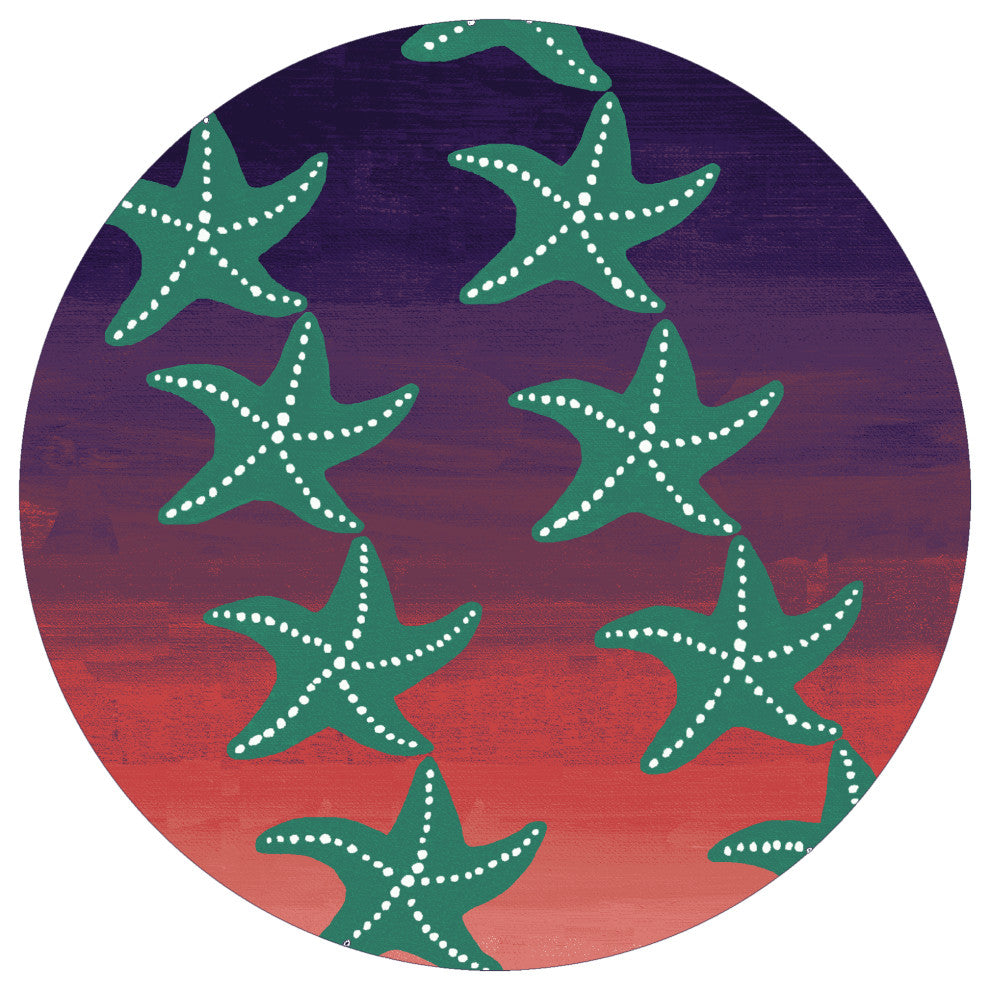 Starry Night, Purple, 8' Round