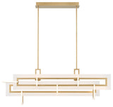 Inizio Geometric LED Chandelier, Gold