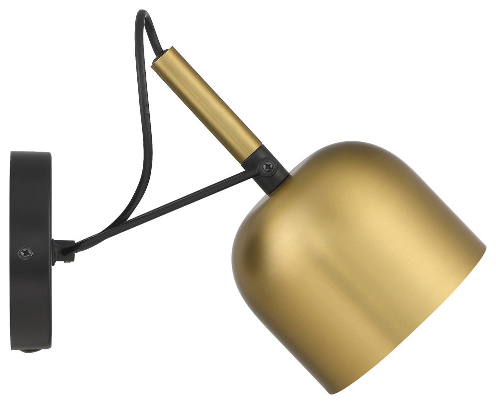 Ponti LED Reading Light, Dedicated LED, Antique Brushed Brass