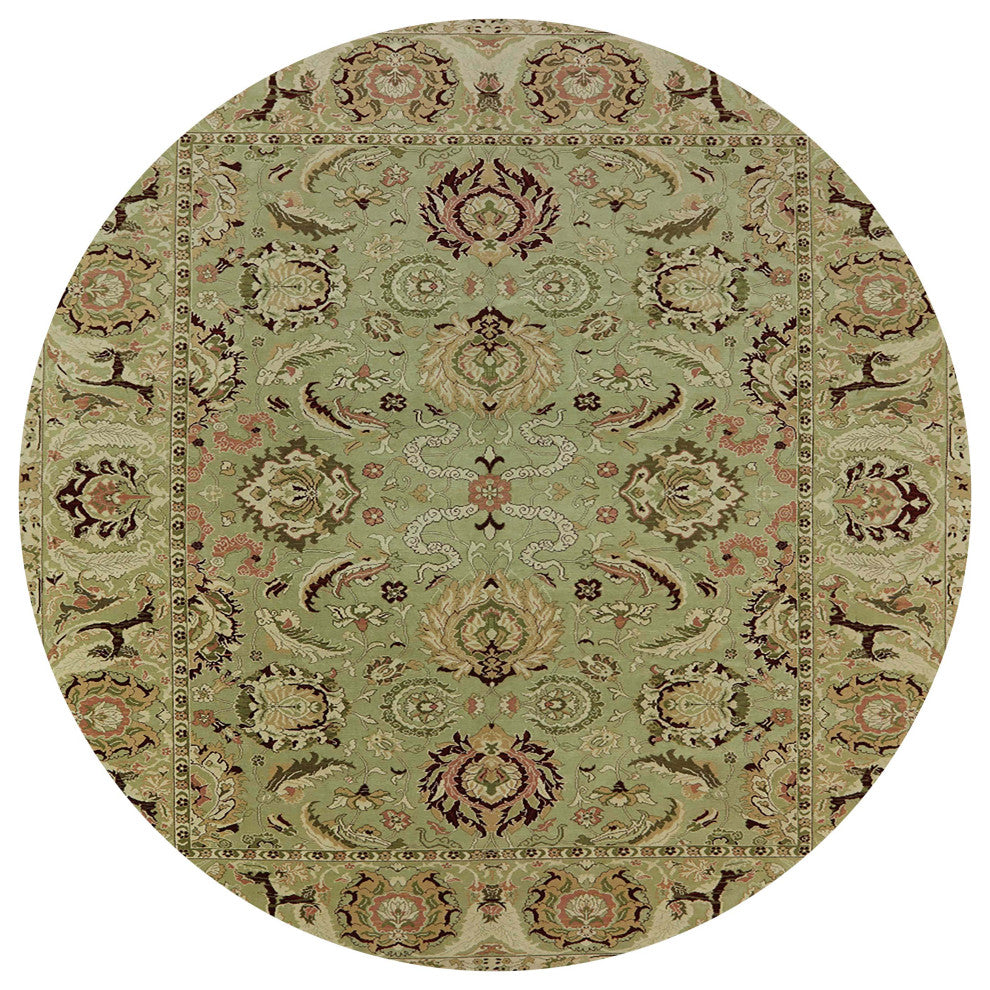 Ahgly Company Indoor Round Mid-Century Modern Area Rugs, 5' Round