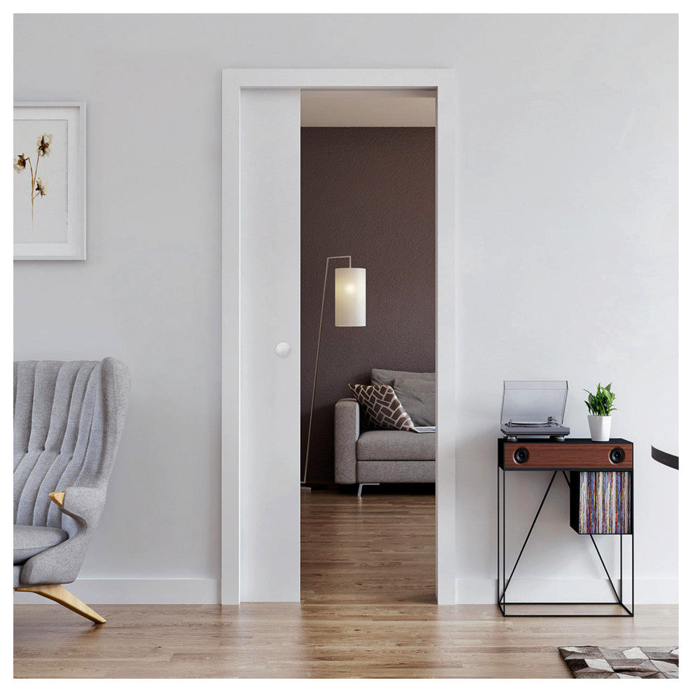 Nuk3y Pocket Door Frame Kit with Two-Way Soft Close, 80", Up to 88lb