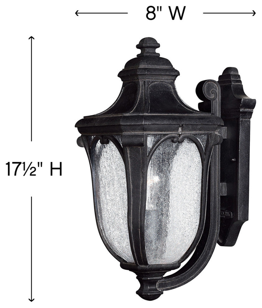 Outdoor Trafalgar 1-Light, Museum Black