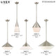 Livex Lighting Brushed Nickel 1-Light Mini Pendant