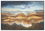 Uttermost Valley Of Light Wood and Acrylic Landscape Art in Multi-Color