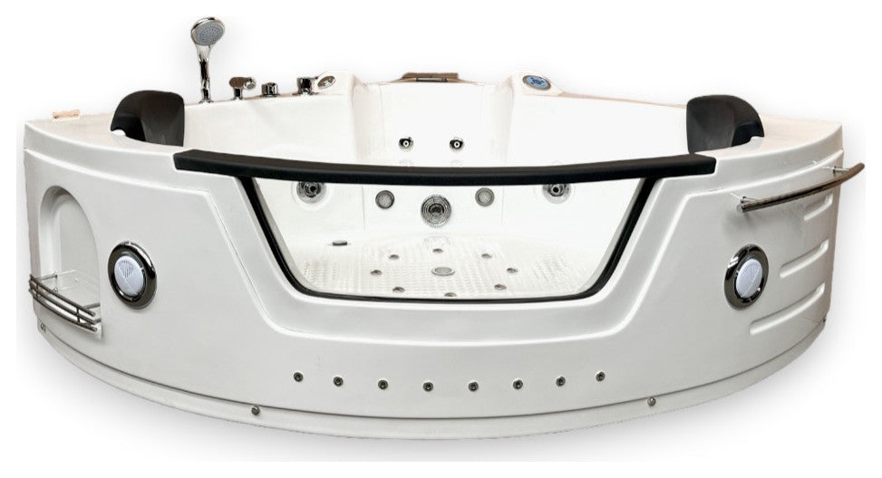 Whirlpool Bathtub 59"x59" Double Pump Heater, Santangels