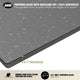 Echarri Single Sliding Frameless Shower Door, Tinted Glass, Matte Black, 68" W X 78"h