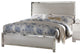 ACME Voeville II Mirrored Bed, Platinum, Eastern King