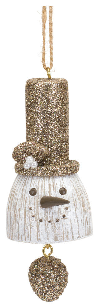 Santa/Snowman/Deer Bell Ornament, 6-Piece Set