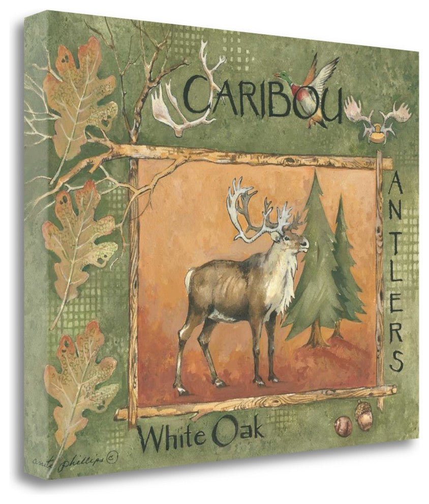 "Caribou" By Anita Phillips, Giclee Print on Gallery Wrap Canvas, Ready to Hang