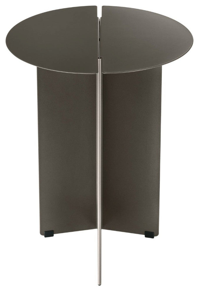 ORU Steel Side Table, Burned Metal, Small