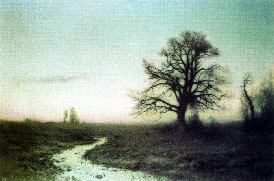 Charles Harold Davis Evening: The End of the Day, after Millet Wrapped Canvas