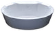 Atlantis Whirlpools Suisse 34 x 68 Oval Freestanding Air Jetted Bathtub