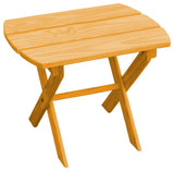 Pine Folding End Table, Natural Stain