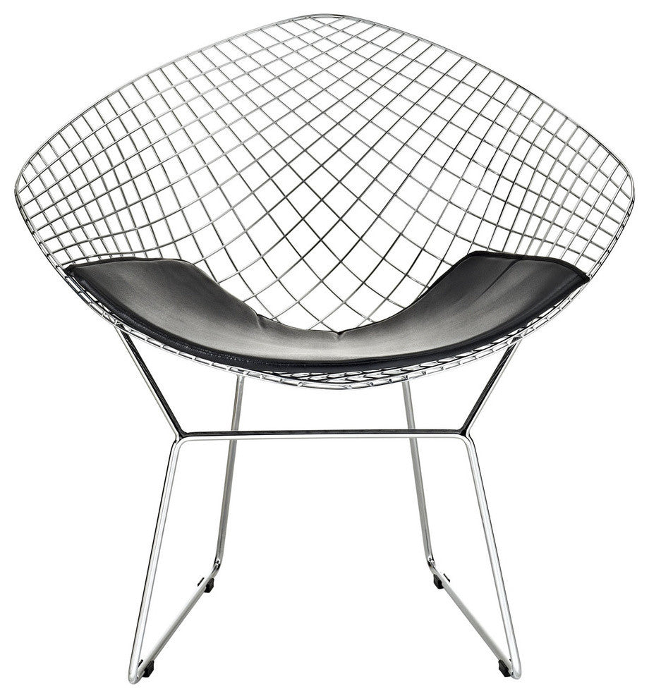 Modern Contemporary Living Room Lounge Chair Black