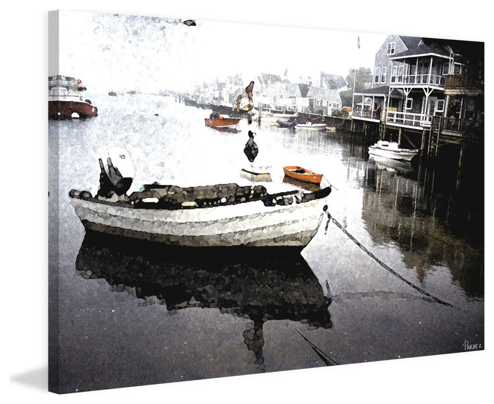 "Still Dock" Fine Art Canvas Print, 24"x16"