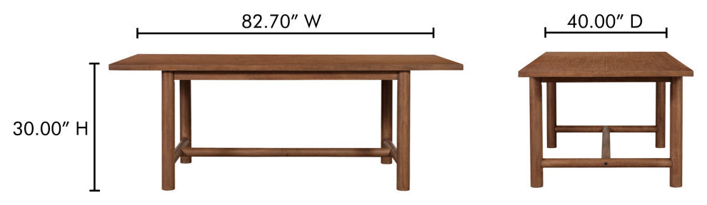 Arden Dining Table Brown