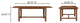 Arden Dining Table Brown