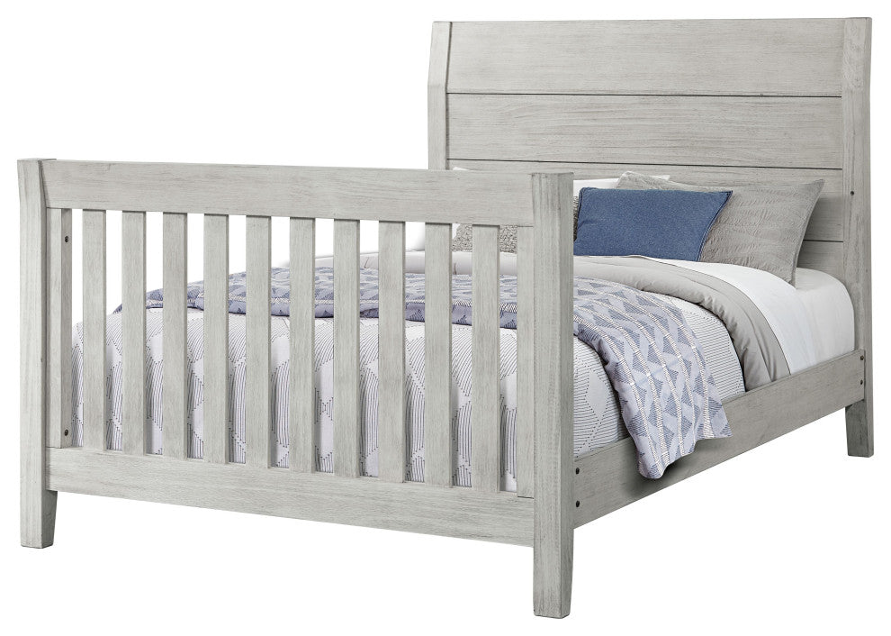 Timber Ridge 57"W Wood Convertible Crib, Weather Washed Sierra