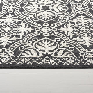 Lauren Ralph Lauren Nina LRL6606 Rug, Charcoal/Ivory, 4'x6'
