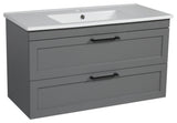 Bathroom Vanity Palm Beach Gray Matte 40" No Mirror