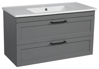 Bathroom Vanity Palm Beach Gray Matte 40" No Mirror