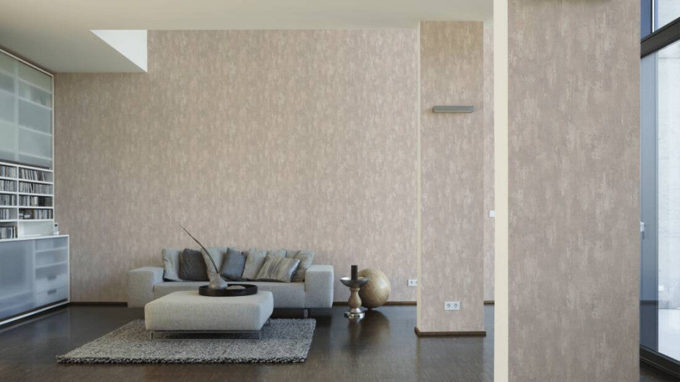 Plains Structures Textured Wallpaper, Plain, 306942, Beige, One Roll